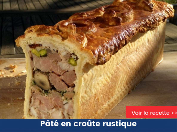 Pâté en croûte rustique